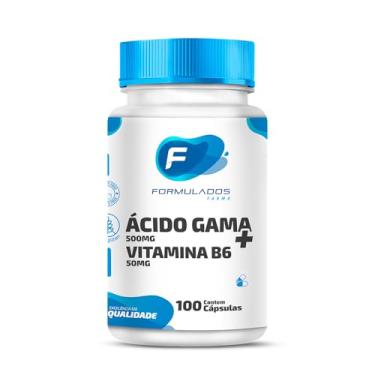 Imagem de Ácido Gama 500mg e Vitamina B6 100 Cápsulas