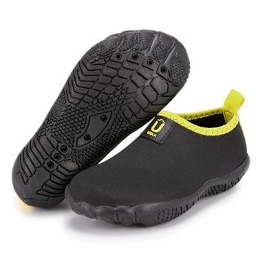 Imagem de Sapatilha Infantil Antiderrapante Menino e Menina Conforto Natação Praia Areia Hibrida Unissex (Verde, BR, Criança de 9 a 12 anos, Faixa Numérico, 35, 36)