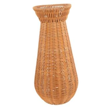 Imagem de IEUDNS Vaso de flores decorativo vaso de plantas vaso de flores secas arranjo floral de mesa vaso de botões para escritório dia dos namorados quarto, Altura 40 Cm