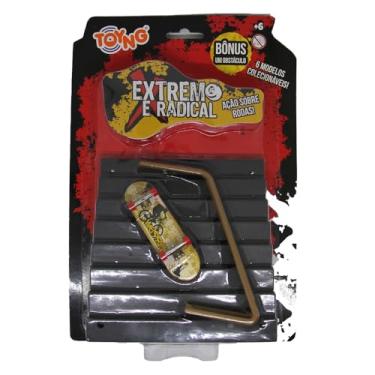 Imagem de Skate de Dedo com Rampa de Manobras, Extremo e Radical - Toyng (Modelo 1)
