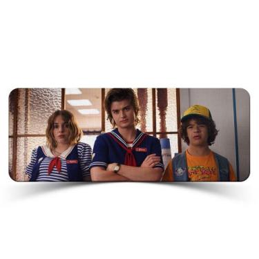 Imagem de Mouse Pad Gamer Stranger Things Robin, Steve e Dustin - EMPIRE GAMER, 
