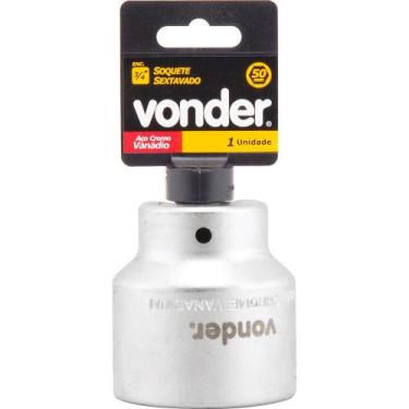 Imagem de Soquete sextavado enc 3/4" 36mm curto vanád. Vonder