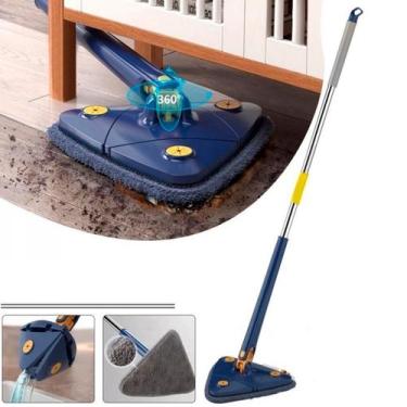 Imagem de Mop de Limpeza Triangular com Capacidade de Giro 360 Graus - HIGA