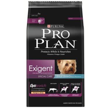 Imagem de Ração Proplan Exigent Cães Raças Pequenas Frango e Arroz 1kg - 1 unida
