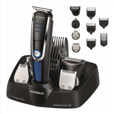 Imagem de Aparador de Barba Pelos Bigode e Cabelo Mondial BG-03 SuperGroom 10 em
