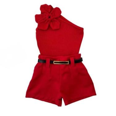 Imagem de Look De Natal Infantil Mini Diva Conjunto Meninas Moda Festa - AK FASH