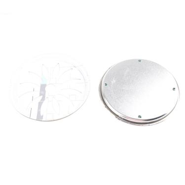 Imagem de AQXREIGHT 4 PCS Suporte de Bobina de Aço Inoxidável Com Suporte para Dentes de Unhas e Tampa Oca Caixa de Bobina King Bobinas Bobinas de Absinto (Prata)