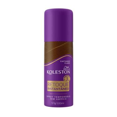 Imagem de Retoque Raiz Capilar Koleston Instantâneo Castanho Claro 100ml