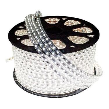 Imagem de Mangueira De Led Branco 100 Metros Alto Brilho Decoração Casa 220v - L