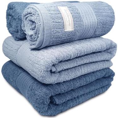 Imagem de Jogo De Banho Gigante Buddemeyer - Toalha Banhão Fio Penteado Canelado