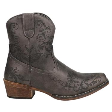 Imagem de Roper Botas Country Femininas, Cinza, 6.5