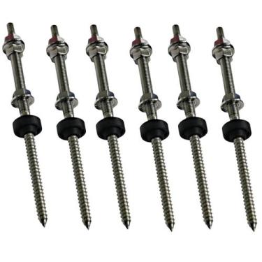 Imagem de 06 - Parafuso Estrutural Solar 250mm Para Telha Fibrocimento - GB ELET