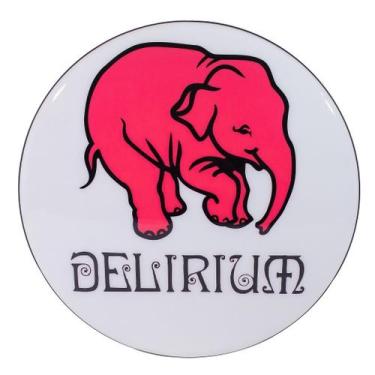 Imagem de Luminoso de Parede Cerveja Delirium Tremens Branco Retrô Vintage Bar, 
