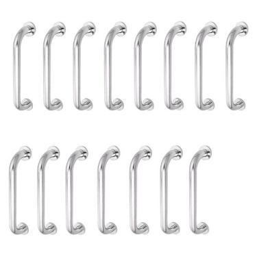 Imagem de Alça de Apoio Barra Inox 30cm Kit 15 Unidades Acessibilidade Idoso Ges