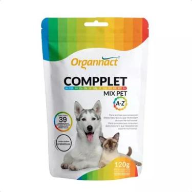 Imagem de Compplet Mix Pet A-z 120g em Pó Suplemento Aminoácidos Cães Gatos Toda