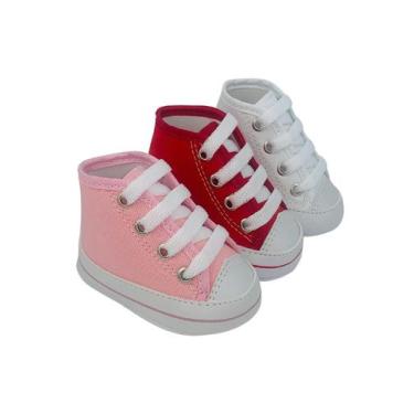Imagem de Kit Com 3 Pares Sapatinho De Bebê Direto Da Fabrica do 13 Ao 18 - Drin