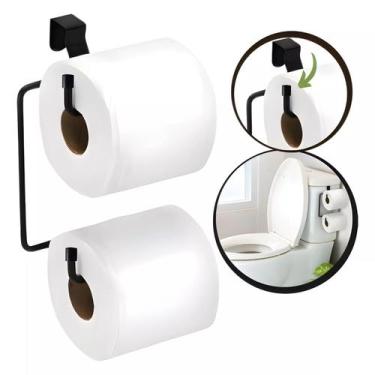 Imagem de Porta Papel Higiênico Suporte Duplo Banheiro Caixa Acoplada - DiCarlo,
