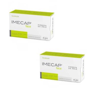 Imagem de Kit Imecap 2x60 Face Anti Rugas Fortalece Unhas Cabelos - FQM