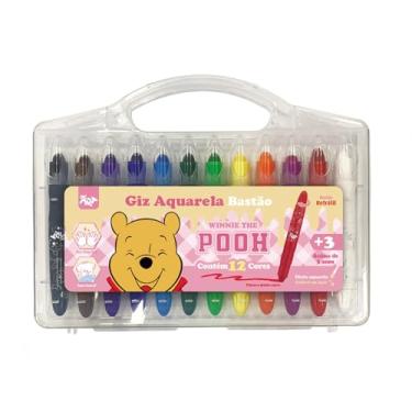 Imagem de DAC - Giz de Cera Retrátil Aquarela com 12 Cores - Pooh