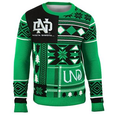 Imagem de North Dakota Patches Suéter feio de gola redonda pequeno