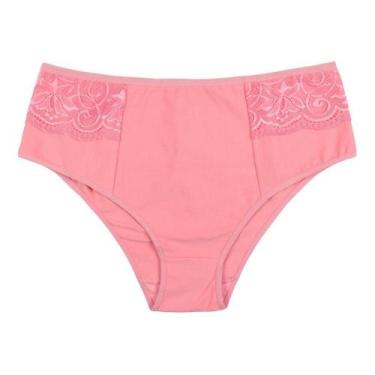 Imagem de Kit 3 Calçolas Calcinhas Cotton Cós Alto Senhoras Exgg Conforto Plus s