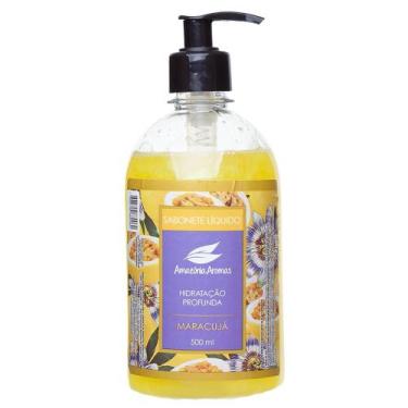 Imagem de Amazônia aromas sabonete líquido 500ml - maracujá, Amarelo