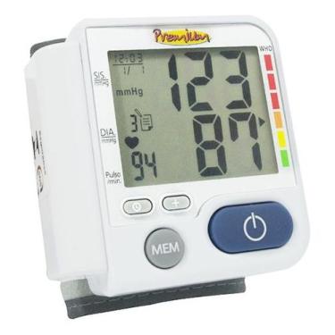 Imagem de Aparelho De Pressão Arterial Digital De Pulso Tensiometro Automático P