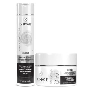 Imagem de Kit Dr. Triskle Desliza Platinum Efeito Cinza Platinado + Máscara 250g