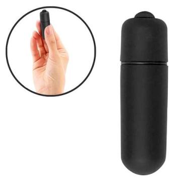 Imagem de Vibrador Power Bullet Mini Estimulador de Clitóris Preto - Sexy Import