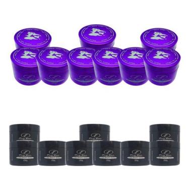 Imagem de 9 Gel Cera Pierry Lohan 250g Ganhe + 9 Gel Fantasy Black