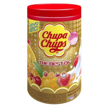 Imagem de Pirulito Chupa Chups sem Glúten POTE contendo 100 unidades