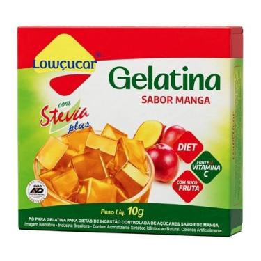 Imagem de Gelatina Stevia Lowçucar Plus Manga 10g