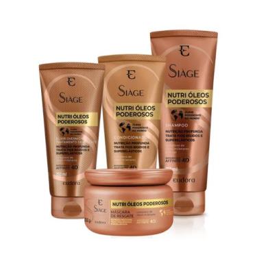Imagem de Kit Cronograma Capilar Nutrição Eudora Siàge Nutri Óleos Poderosos Eli