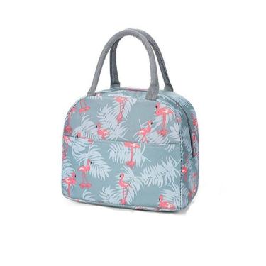 Imagem de Bolsa Termica Feminina Fitness Marmita Necessaire - Flamingo