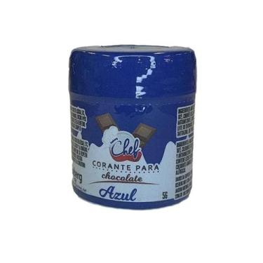 Imagem de Corante em pó p/ chocolate 5g iceberg, Azul
