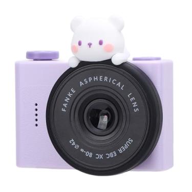 Imagem de Câmera Digital, Câmera Fofa de 20 MP para Meninas, Câmeras Duplas Frontais Traseiras, Filtros Integrados, Câmera Compacta Pequena Recarregável Portátil Com Cordão para Crianças