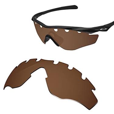 Imagem de Glintbay Lentes de óculos de sol de substituição 100% precisas para armação Oakley M2 ventilada OO9212 - Marrom polarizado