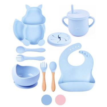 Imagem de Kit Alimentação Introdução Alimentar Refeição Completa Para Bebê Crian