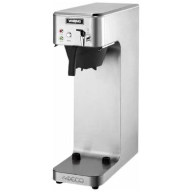 Imagem de Máquina para Café Coado Comercial em Aço Inoxidável 11,3L, com Torneira de Água Quente Encanado, Plugue de 5 a 15 Fases, 110V 1660W, Waring