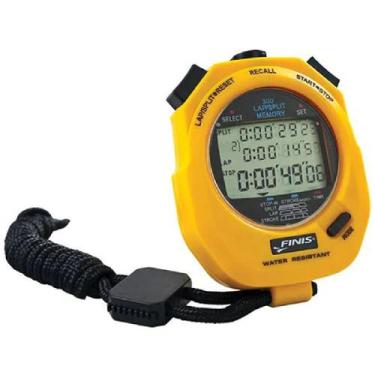 Imagem de Cronometro Finis 3X 300M Stopwatch, Unico, Amarelo