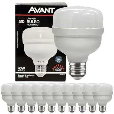 Imagem de Lâmpada Led Bulbo Alta Potência 40w Branco Frio E27 Avant (Kit 10 Unidades)