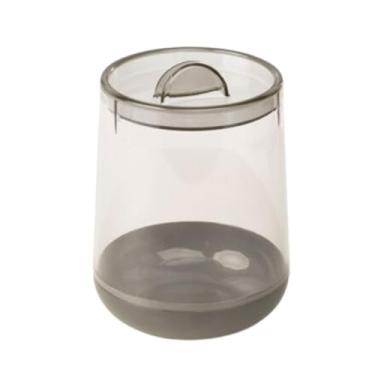 Imagem de Porta Cotonetes Algodão Blend Organizador Acrílico Com Tampa Maquiagem Pia Banheiro