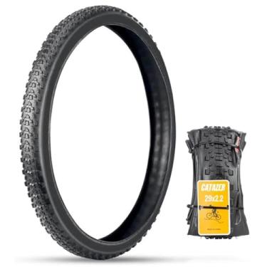 Imagem de CATAZER Pneu de bicicleta 27,5 x 2,2/29 x 2,2 MTB resistente ao desgaste durável dobrável pneu de mountain bike (pneu 29 x 2,2)