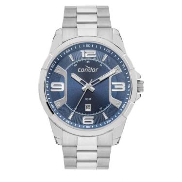 Imagem de Kit Relógio Condor Masculino Prata Co2117Ak/K4A