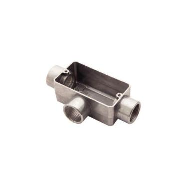 Imagem de Condulete Fixo 1/2" Tipo "t" - Sem Tampa / Rosca Bsp / Com Pintura Ele