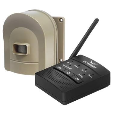 Imagem de H HOSMART 1/2 Mile Hosmart Driveway Alarm Wireless Sensor System & Driveway Sensor Alert System Weatherproof Security Outdoor Motion Sensor & Detector