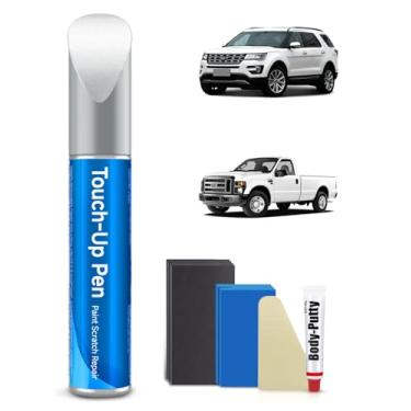 Imagem de YZ/Z1/M6887 Kit de tinta de retoque branca Oxford compatível com Ford Exact Match Car Scratch Repair Kit de tinta de retoque