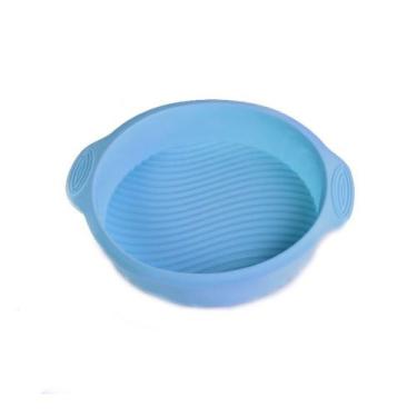 Imagem de Forma De Silicone Redonda Azul 23 x 5,5 Cm - Dolce Home