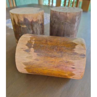 Imagem de Tronco de madeira rustica natural para decoração - Home decor