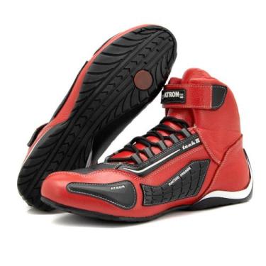 Imagem de Sapatilha Profissional Piloto Kart E Automobilismo Em Couro - Atron Sh
